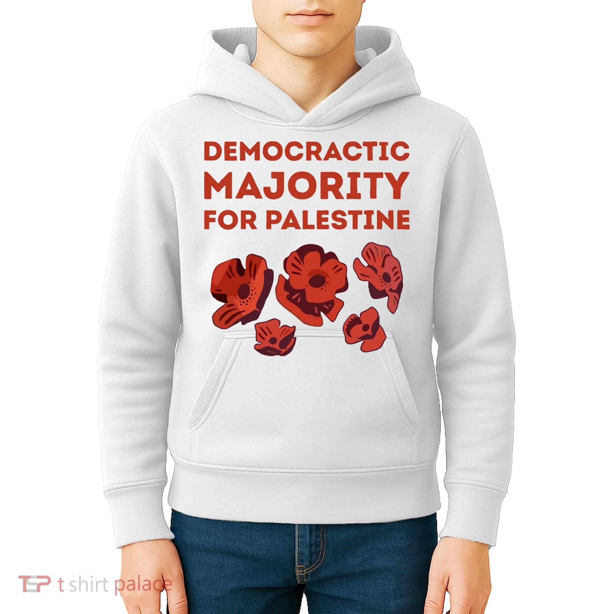 Democratic Majority For Palestine Kids Hoodie