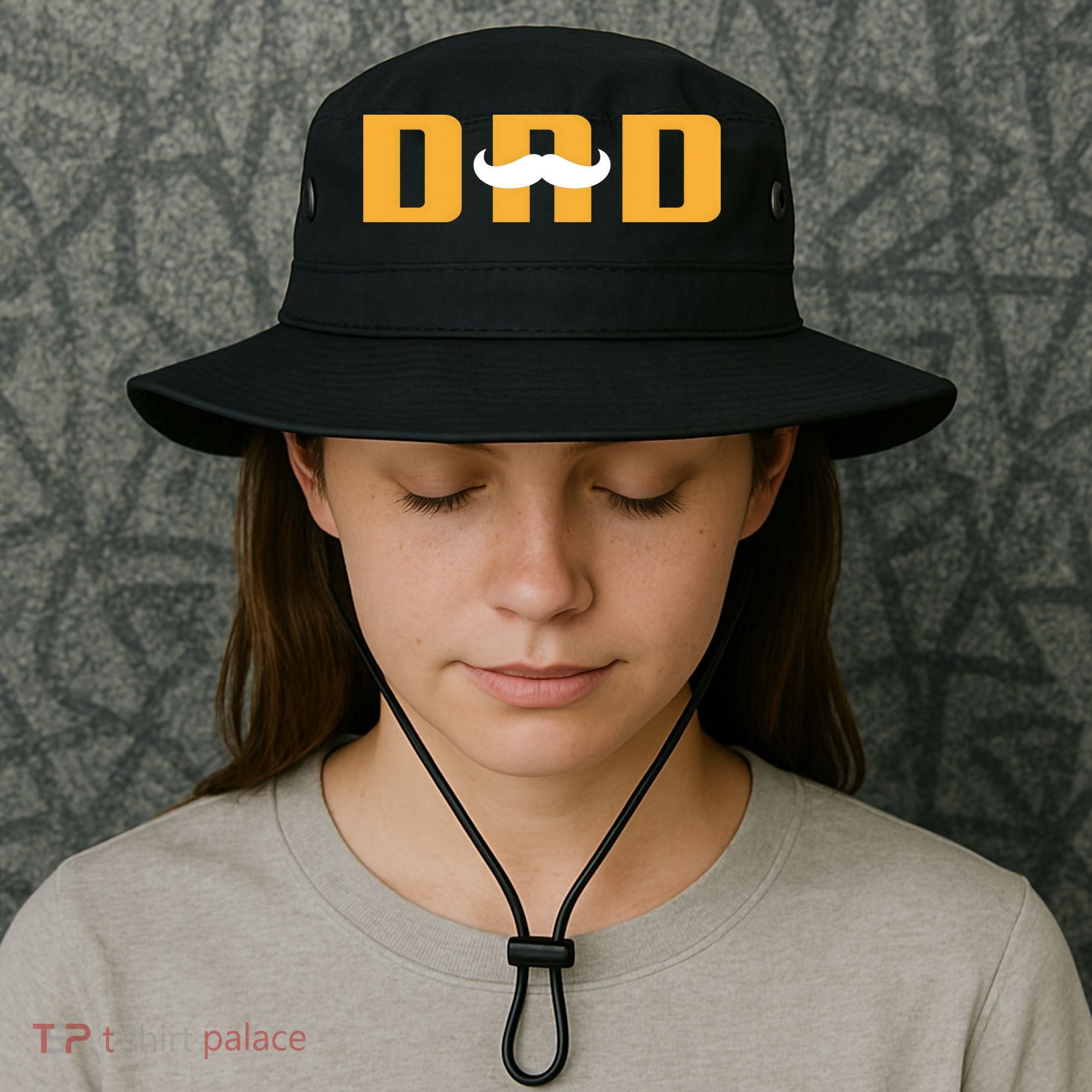 Dad Mustache Fathers Day Bucket Hat