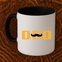 Dad Mustache Fathers Day Coffee Mug thumb 2