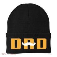 Dad Mustache Fathers Day Beanie thumb 0