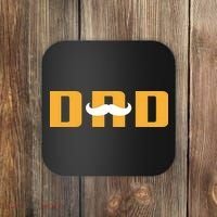 Dad Mustache Fathers Day Coaster thumb 0