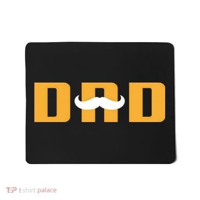 Dad Mustache Fathers Day Mousepad