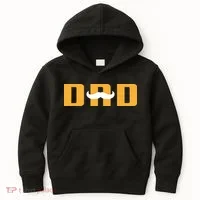 Dad Mustache Fathers Day Kids Hoodie thumb 0