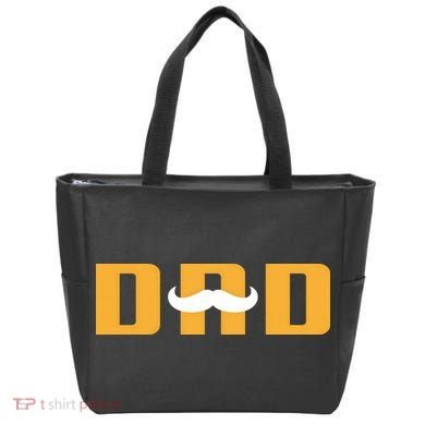 Dad Mustache Fathers Day Tote Bag