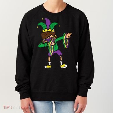 Dabbing Mardi Gras Dance Women's Sweatshirt