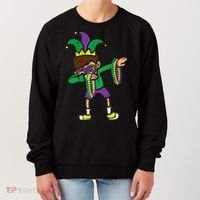 Dabbing Mardi Gras Dance Women's Sweatshirt thumb 0
