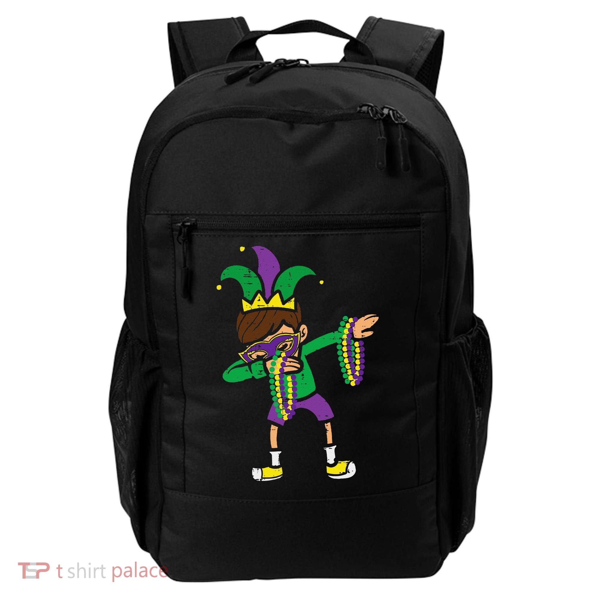 Dabbing Mardi Gras Dance Backpack