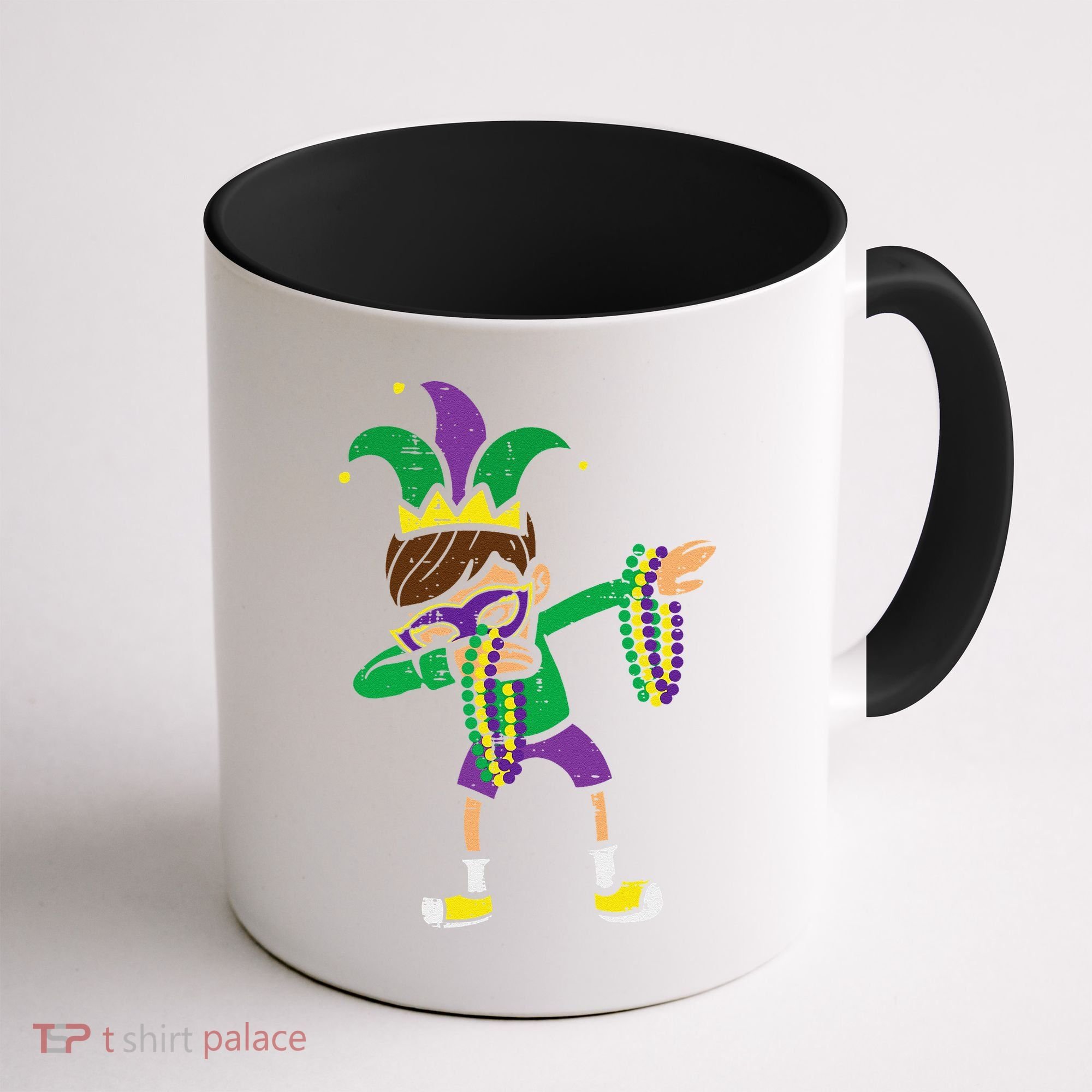 Dabbing Mardi Gras Dance Coffee Mug