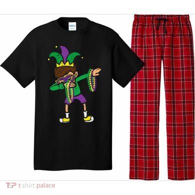 Dabbing Mardi Gras Dance Pajama Set
