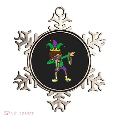 Dabbing Mardi Gras Dance Ornament