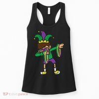Dabbing Mardi Gras Dance Women's Tank Top thumb 0
