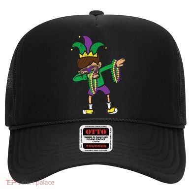 Dabbing Mardi Gras Dance Hat