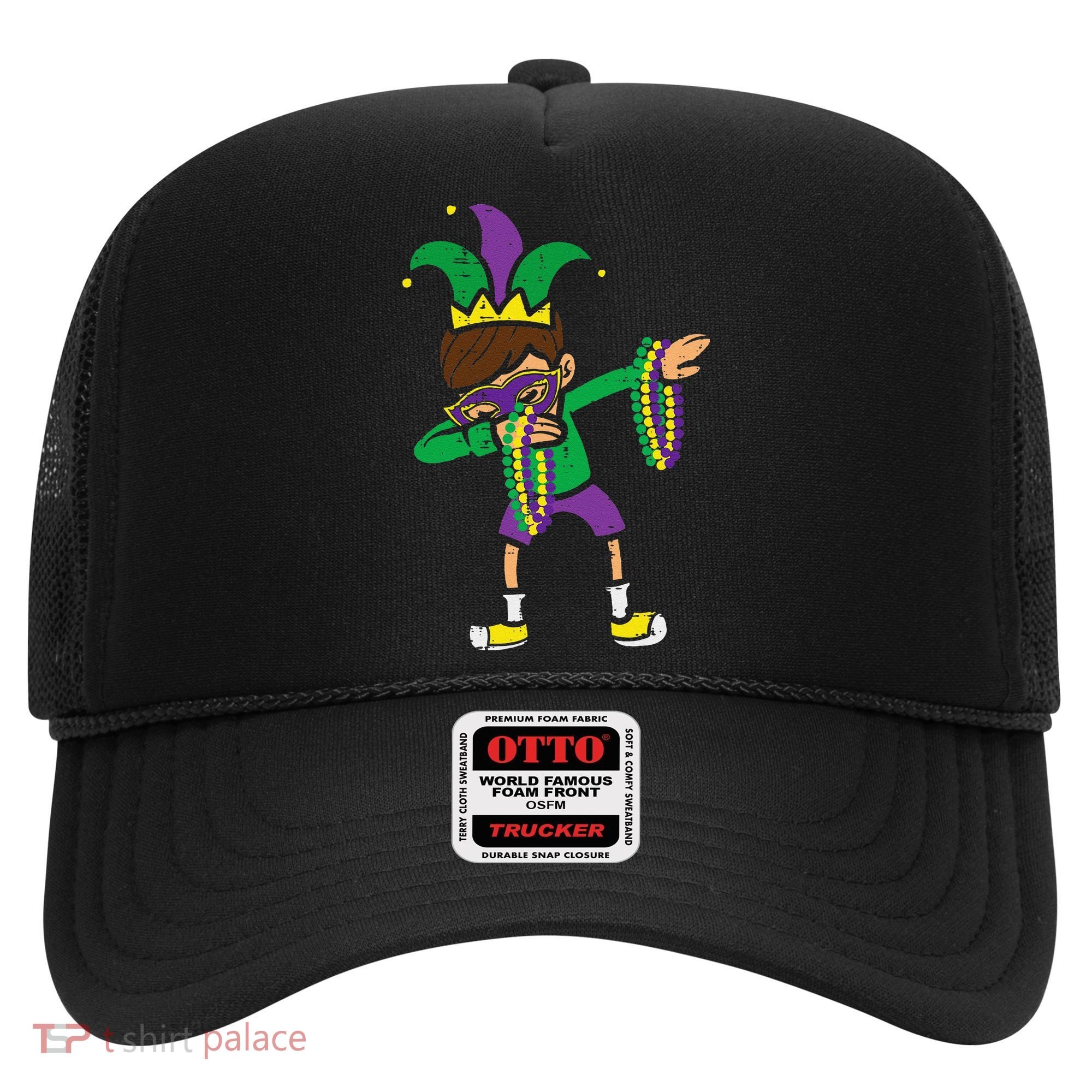 Dabbing Mardi Gras Dance Hat