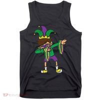 Dabbing Mardi Gras Dance Tank Top thumb 0