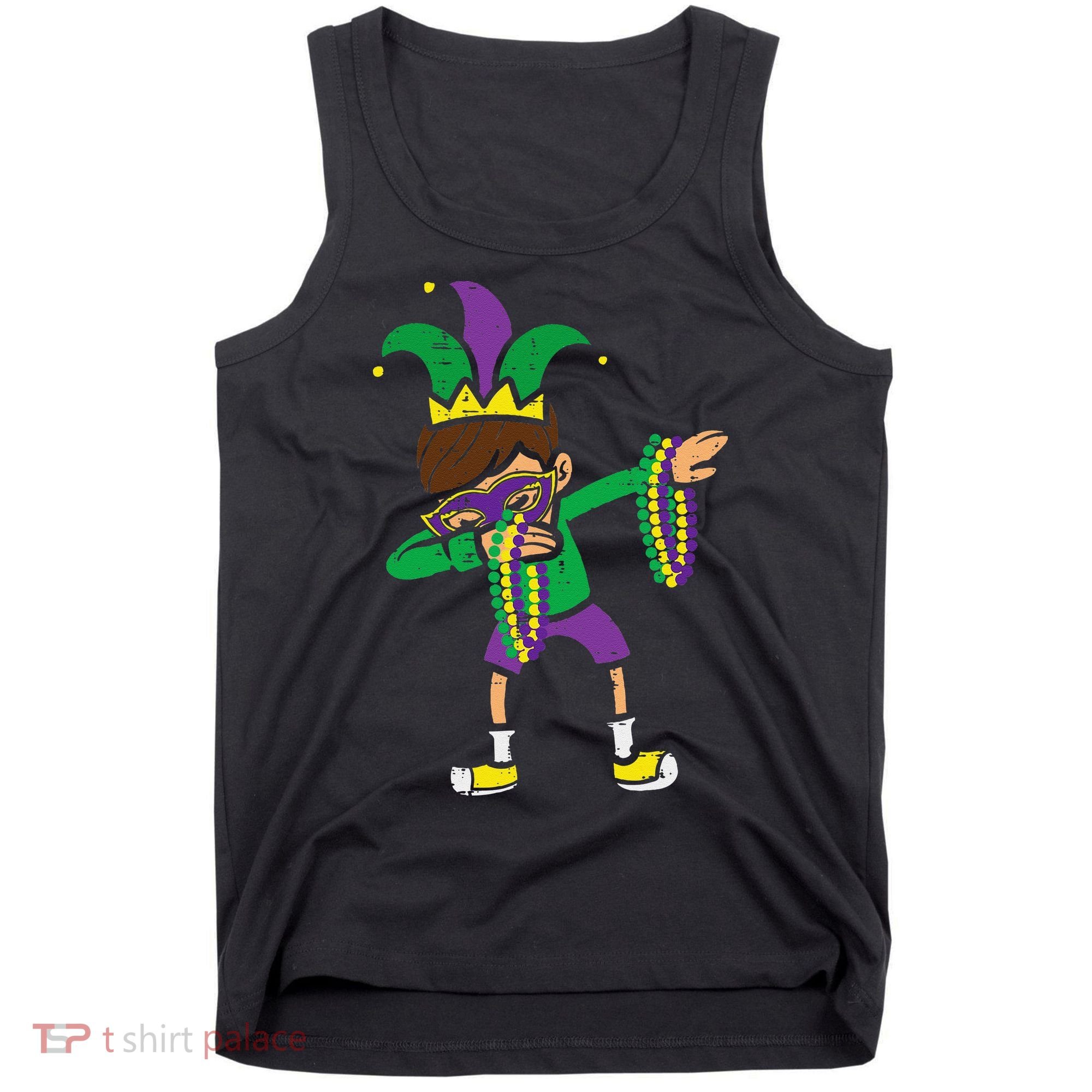 Dabbing Mardi Gras Dance Tank Top