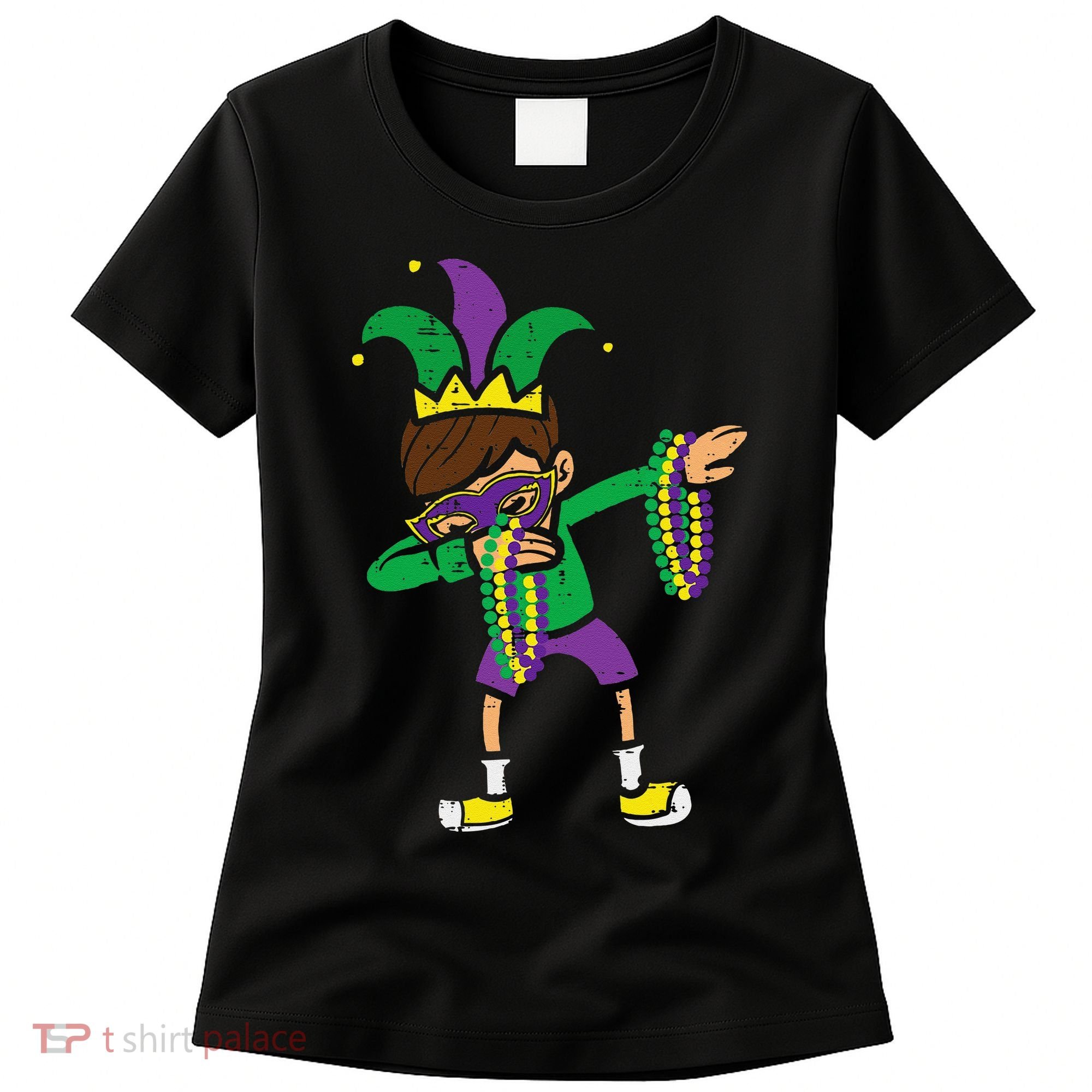 Dabbing Mardi Gras Dance Women's T-Shirt