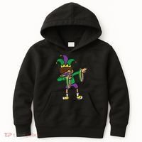 Dabbing Mardi Gras Dance Kids Hoodie thumb 0