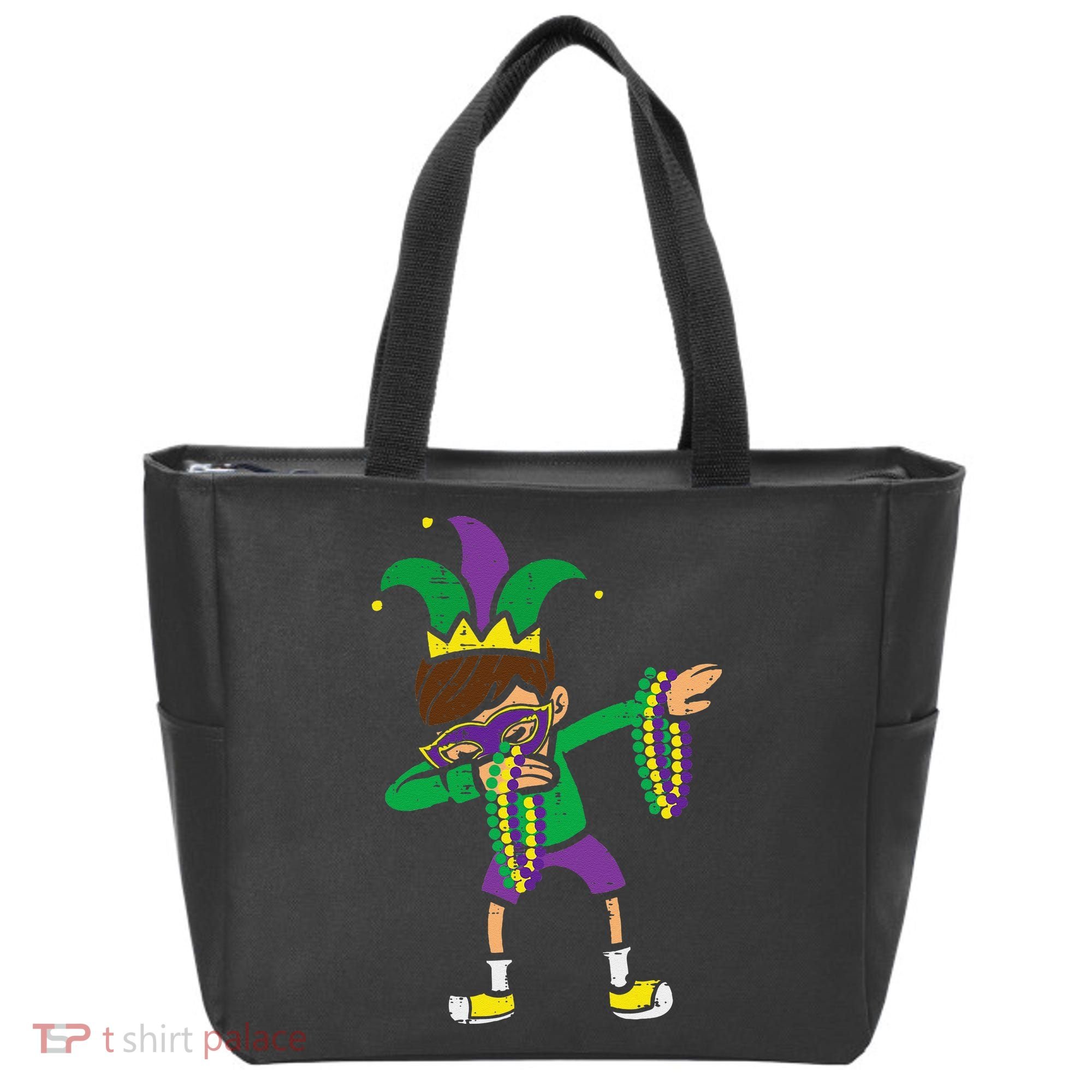 Dabbing Mardi Gras Dance Tote Bag