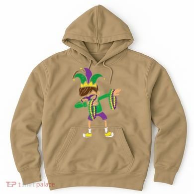 Dabbing Mardi Gras Dance Hoodie