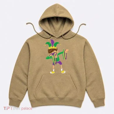 Dabbing Mardi Gras Dance Hoodie