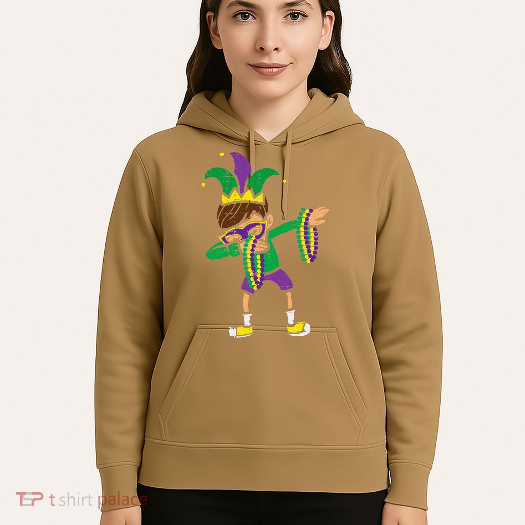 Dabbing Mardi Gras Dance Hoodie