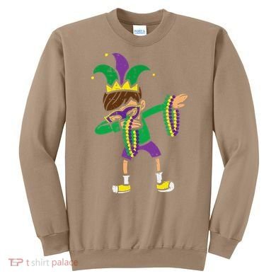 Dabbing Mardi Gras Dance Sweatshirt