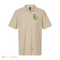 Dabbing Mardi Gras Dance Polo thumb 0