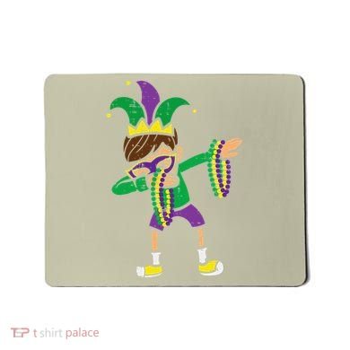 Dabbing Mardi Gras Dance Mousepad