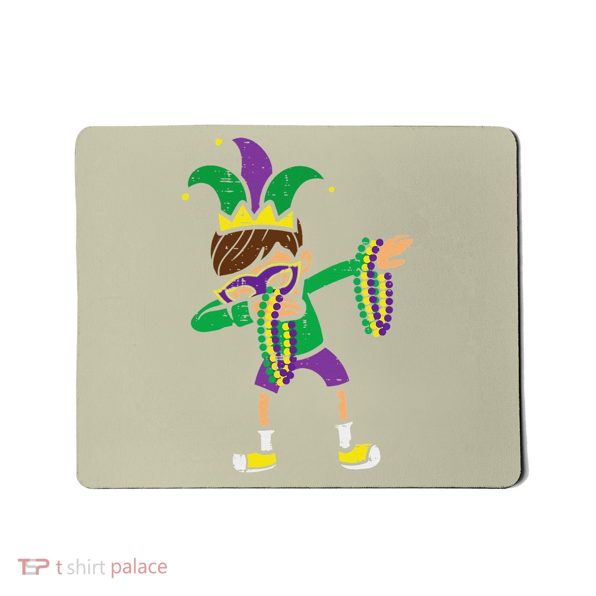 Dabbing Mardi Gras Dance Mousepad