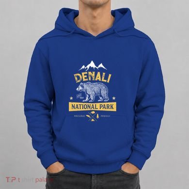 Denali Meaningful Gift National Park And Preserve Alaska Vintage Hoodie