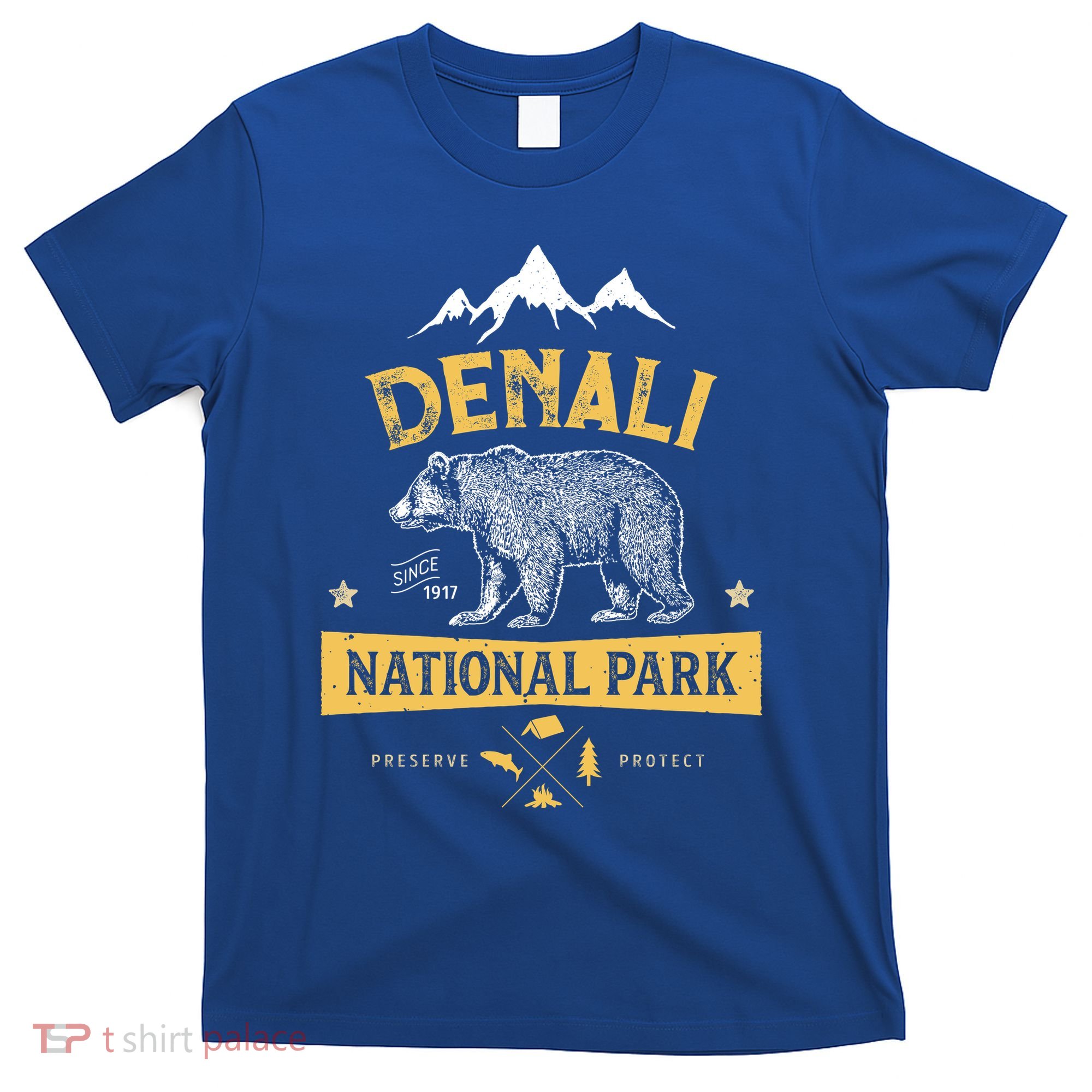 Denali Meaningful Gift National Park And Preserve Alaska Vintage T-Shirt