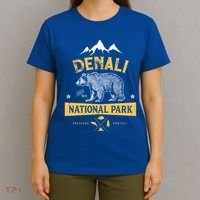 Denali Meaningful Gift National Park And Preserve Alaska Vintage T-Shirt thumb 4