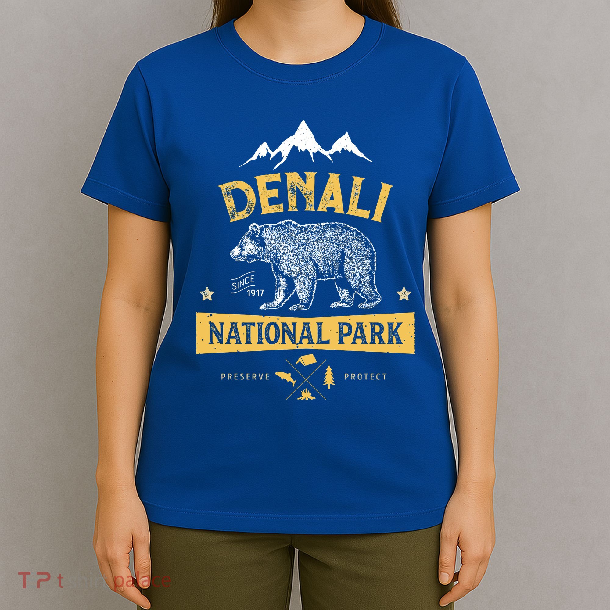 Denali Meaningful Gift National Park And Preserve Alaska Vintage T-Shirt