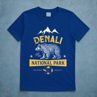 Denali Meaningful Gift National Park And Preserve Alaska Vintage T-Shirt thumb 5
