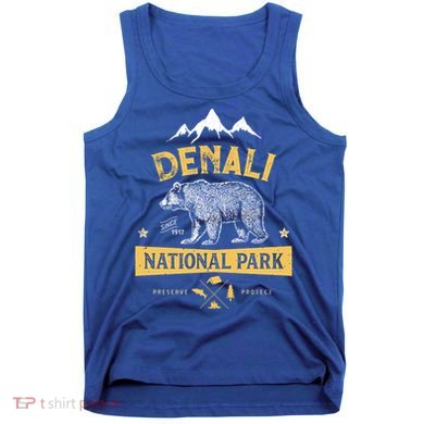 Denali Meaningful Gift National Park And Preserve Alaska Vintage Tank Top