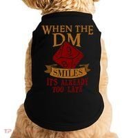 Dungeon Master Gift Dungeon Master  Geeky Gift When The Dungeon Master Smiles Doggie Tank thumb 0