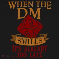 Dungeon Master Gift Dungeon Master  Geeky Gift When The Dungeon Master Smiles USA-Made Doggie Bandana thumb 2