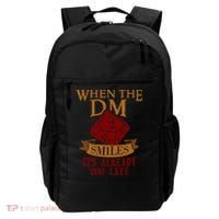 Dungeon Master Gift Dungeon Master  Geeky Gift When The Dungeon Master Smiles Backpack thumb 0