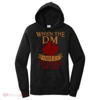 Dungeon Master Gift Dungeon Master  Geeky Gift When The Dungeon Master Smiles Women's Hoodie thumb 0