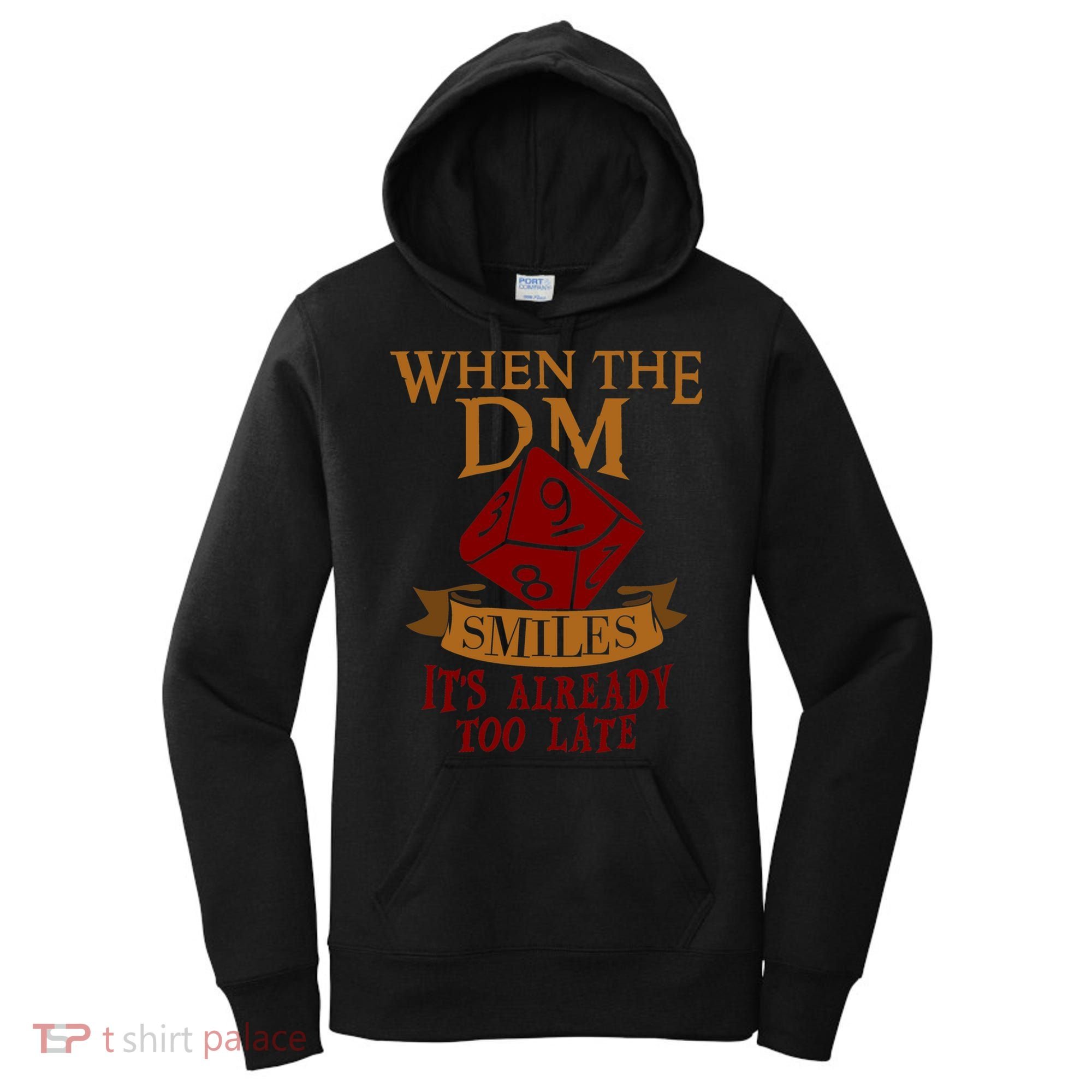 Dungeon Master Gift Dungeon Master  Geeky Gift When The Dungeon Master Smiles Women's Hoodie