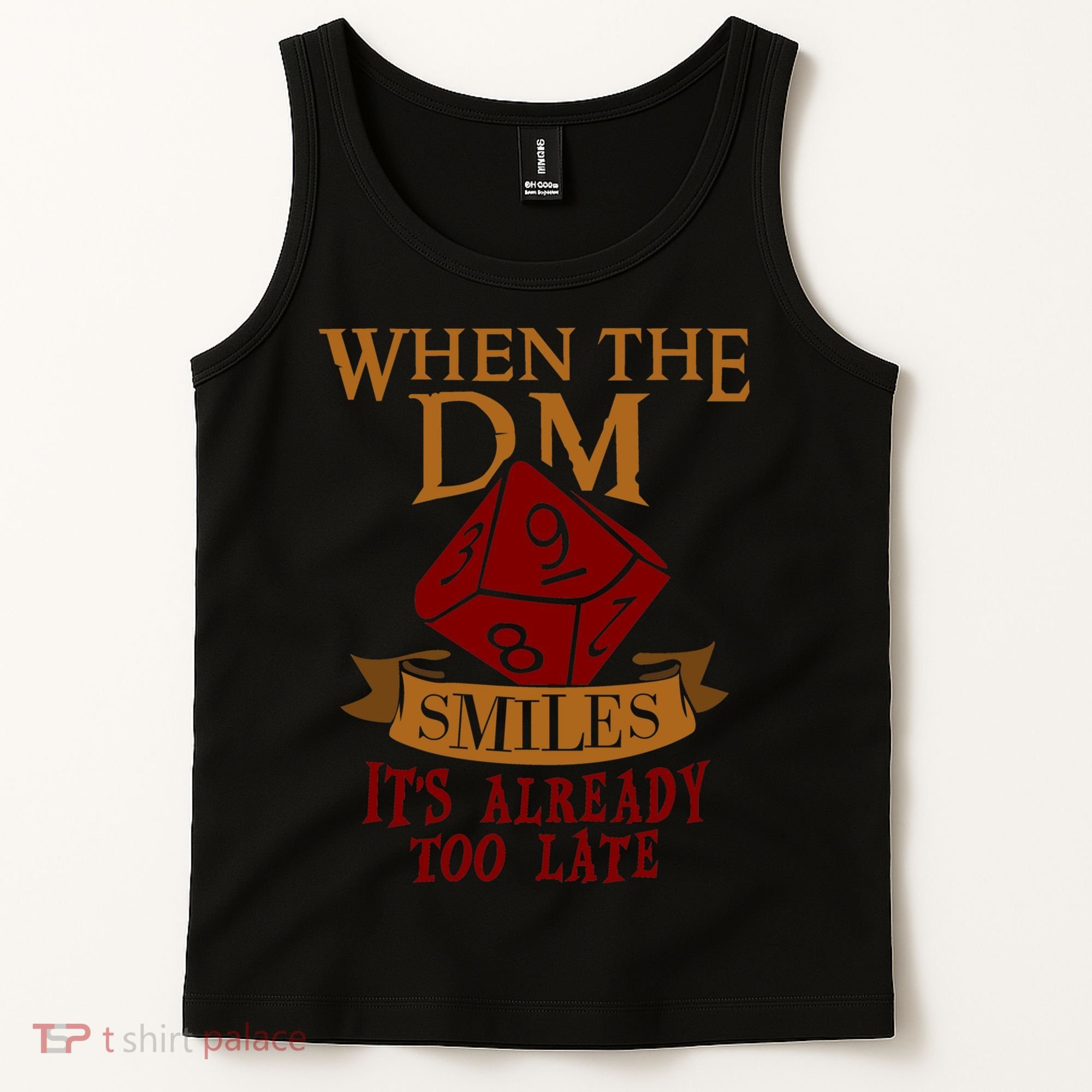 Dungeon Master Gift Dungeon Master  Geeky Gift When The Dungeon Master Smiles Tank Top