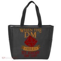 Dungeon Master Gift Dungeon Master  Geeky Gift When The Dungeon Master Smiles Tote Bag thumb 0