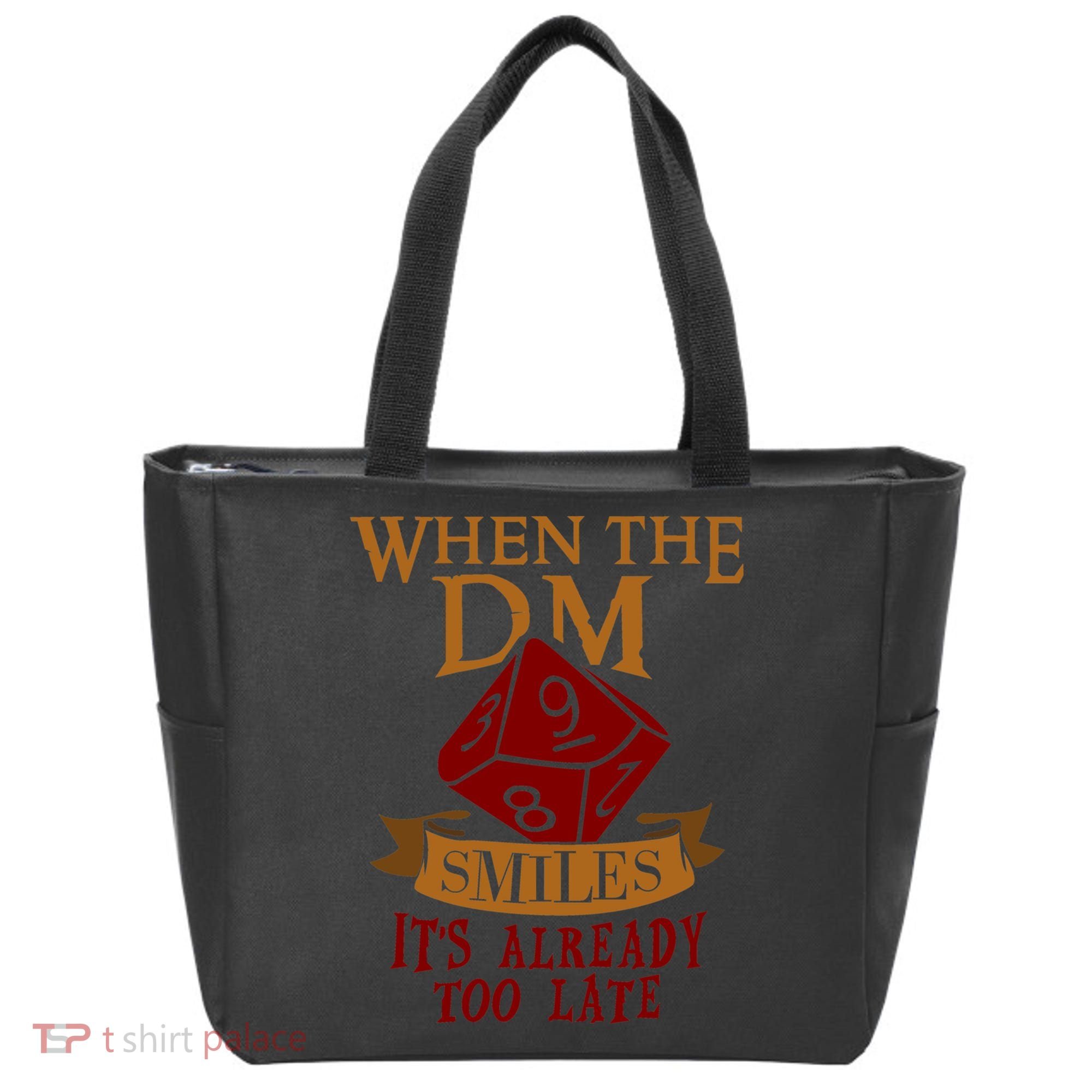 Dungeon Master Gift Dungeon Master  Geeky Gift When The Dungeon Master Smiles Tote Bag