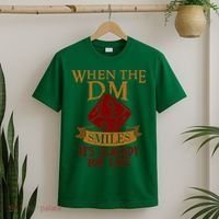 Dungeon Master Gift Dungeon Master  Geeky Gift When The Dungeon Master Smiles T-Shirt thumb 2