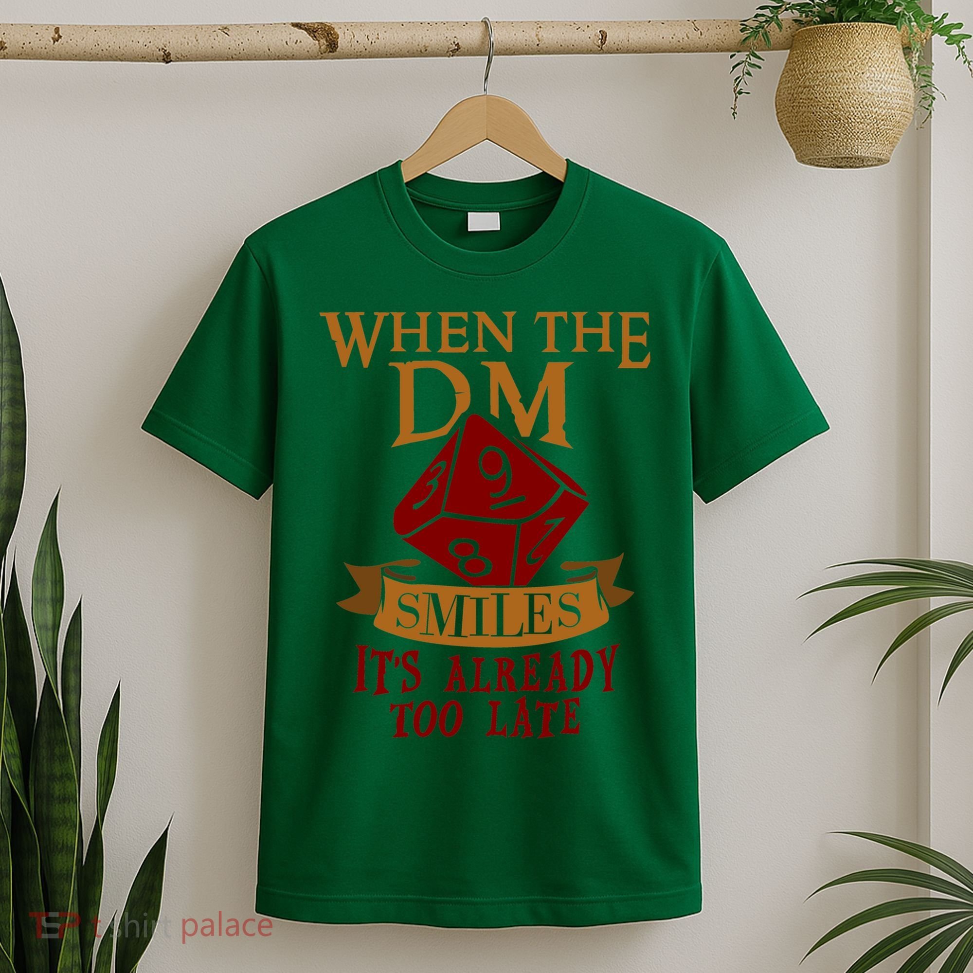 Dungeon Master Gift Dungeon Master  Geeky Gift When The Dungeon Master Smiles T-Shirt