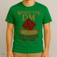 Dungeon Master Gift Dungeon Master  Geeky Gift When The Dungeon Master Smiles T-Shirt thumb 3
