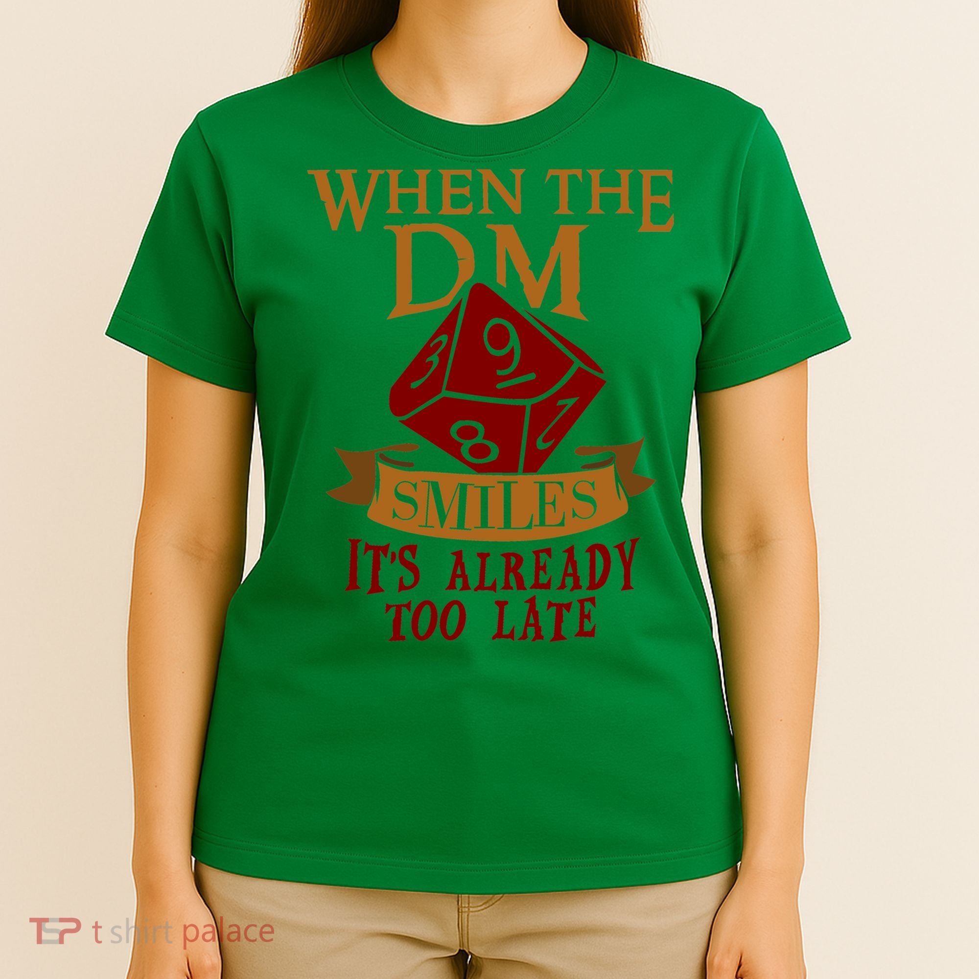 Dungeon Master Gift Dungeon Master  Geeky Gift When The Dungeon Master Smiles T-Shirt