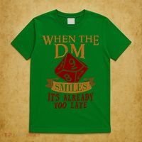 Dungeon Master Gift Dungeon Master  Geeky Gift When The Dungeon Master Smiles T-Shirt thumb 5