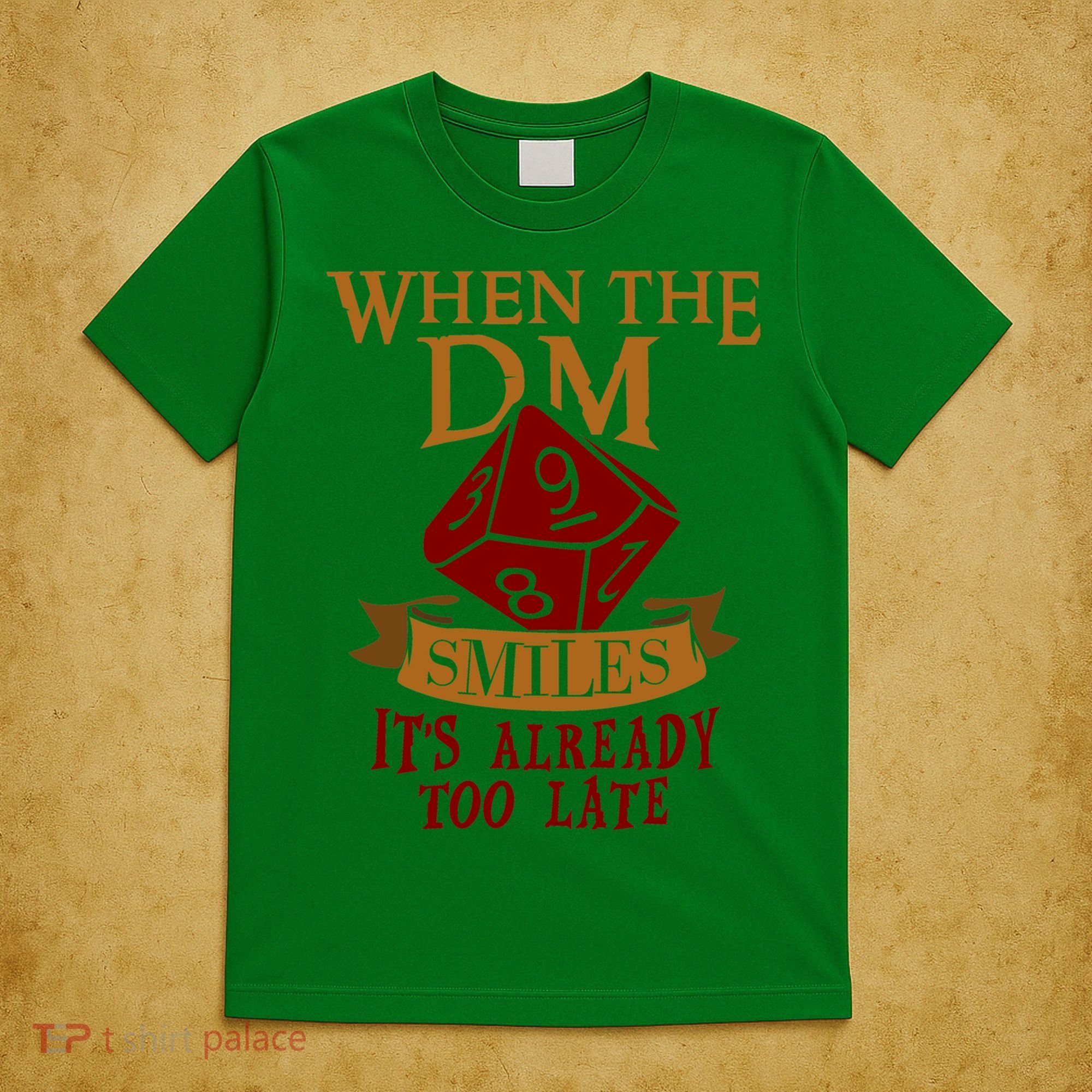 Dungeon Master Gift Dungeon Master  Geeky Gift When The Dungeon Master Smiles T-Shirt