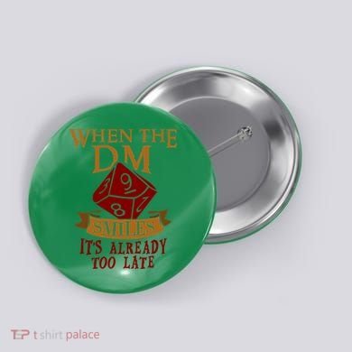 Dungeon Master Gift Dungeon Master  Geeky Gift When The Dungeon Master Smiles Button